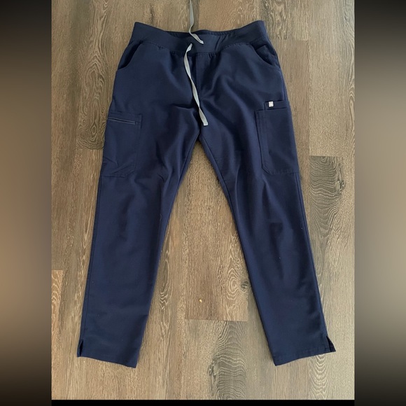 Navy yola skinny scrub pants - Picture 1 of 3